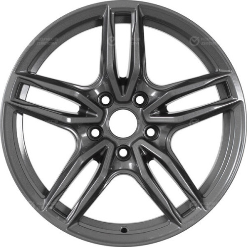 Колесный диск КиК Бартон 8xR17 5x108 ET45 DIA63.35 насыщенный темно-серый полностью полированный