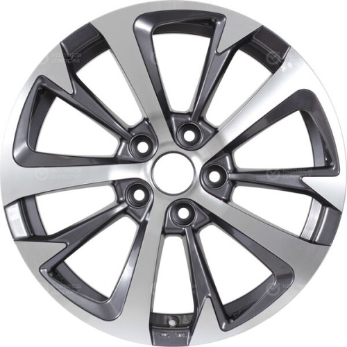 Колесный диск Replay TY260 7.5xR18 5x114.3 ET45 DIA60.1 насыщенный темно-серый полностью полированный