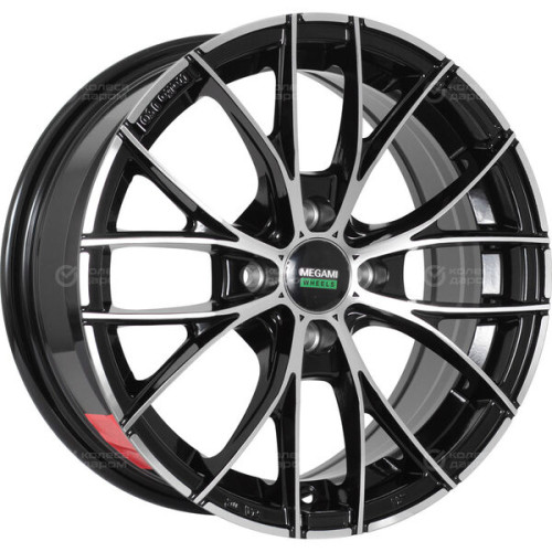 Колесный диск Megami MGM-28 6.5xR15 4x100 ET36 DIA60.1 черный полностью полированный