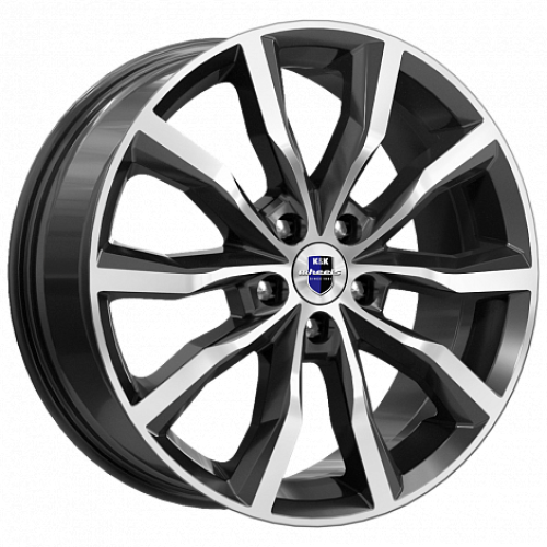 Легковой диск КиК Портер 7,5x18 5x115 ET40 70,2 Алмаз черный (уценка: замятие обода)