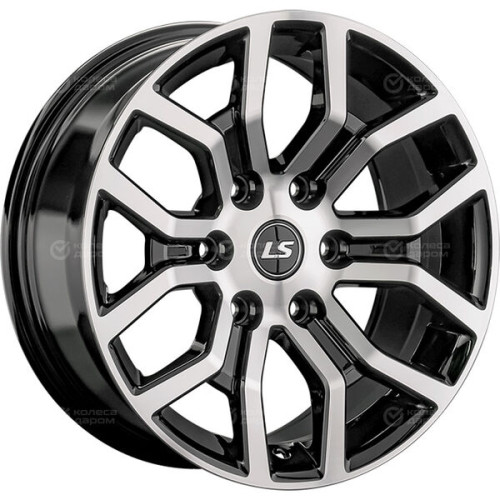Колесный диск LS LS 1367 9xR20 6x139.7 ET30 DIA100.1 черный полностью полированный