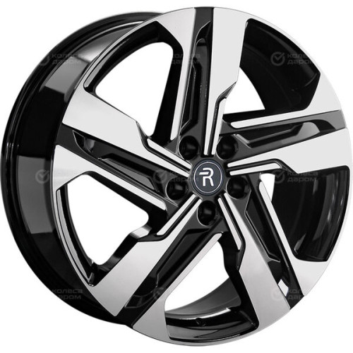 Колесный диск Replay MZ169 8.5xR20 5x114.3 ET45 DIA67.1 черный глянцевый с полированной лицевой частью