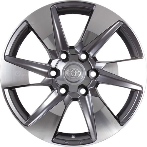 Колесный диск Replay TY311 7.5xR17 6x139.7 ET25 DIA106.1 насыщенный темно-серый полностью полированный