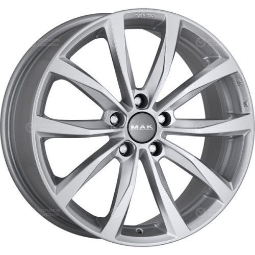 Колесный диск MAK WOLF 7.5xR19 5x114.3 ET35 DIA76 серебристый
