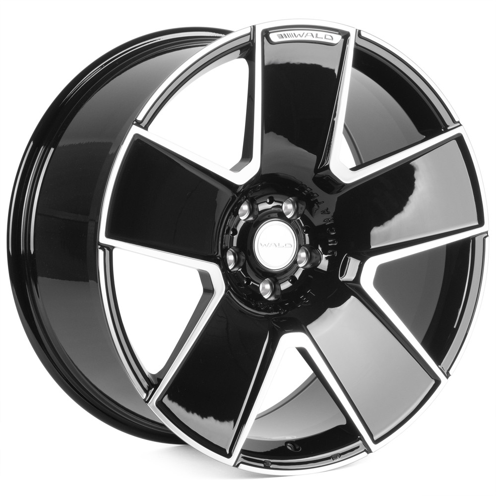 Легковой диск CMST SL171 10,5x22 5x120 ET22 60,1 чёрный глянцевый + полированные спицы