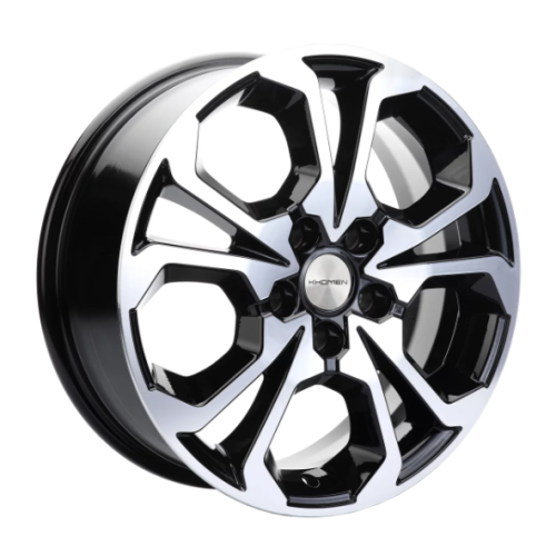 Легковой диск Khomen Wheels KHW1711 6,5x17 5x114,3 ET45 54,1 Black-FP