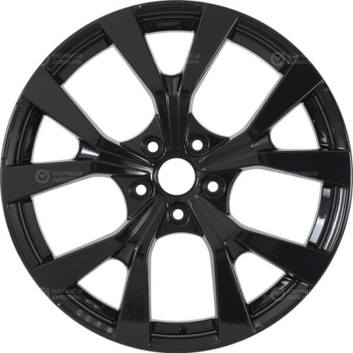Колесный диск KHOMEN KHW1906 7xR19 5x114.3 ET40 DIA64.1 черный глянцевый