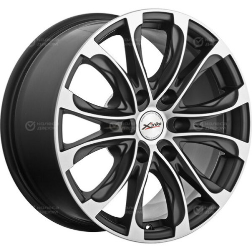 Колесный диск X-trike X134 8xR18 6x139.7 ET38 DIA67.1 черный матовый с полированной лицевой частью
