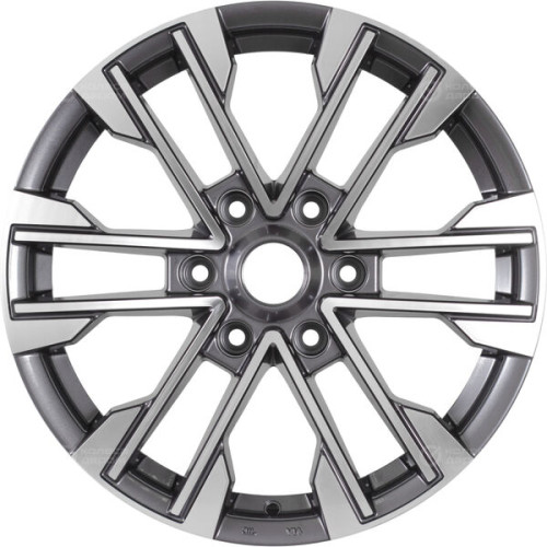 Колесный диск Replay TY310 7.5xR17 6x139.7 ET30 DIA106.1 насыщенный темно-серый полностью полированный