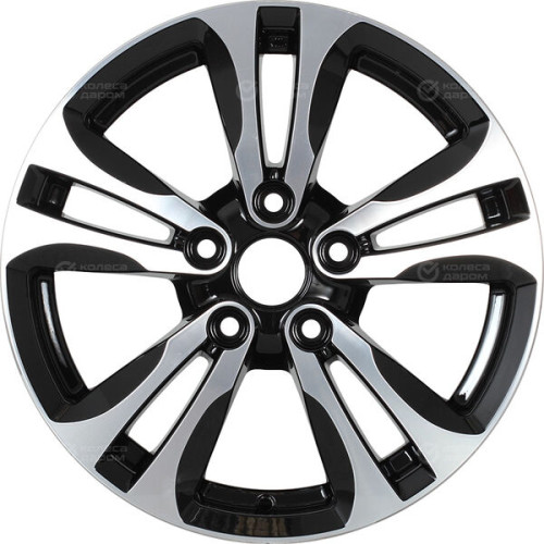 Колесный диск NEO 658 6.5xR16 5x114.3 ET45 DIA67.1 глянцевый черный с полированной лицевой частью