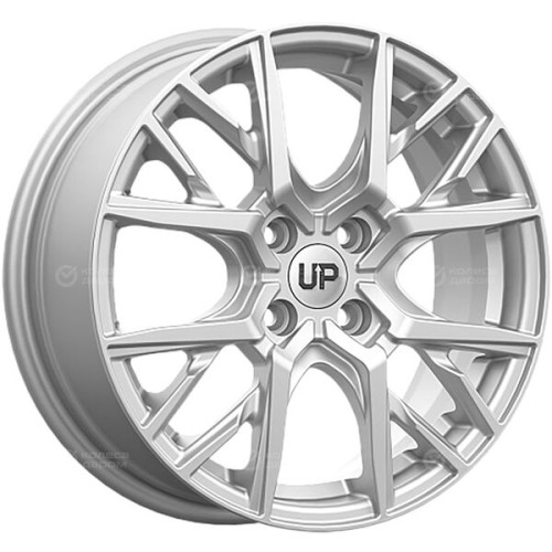 Колесный диск WUP Up124 6.5xR16 4x100 ET47 DIA60.1 глянцевый серебристый