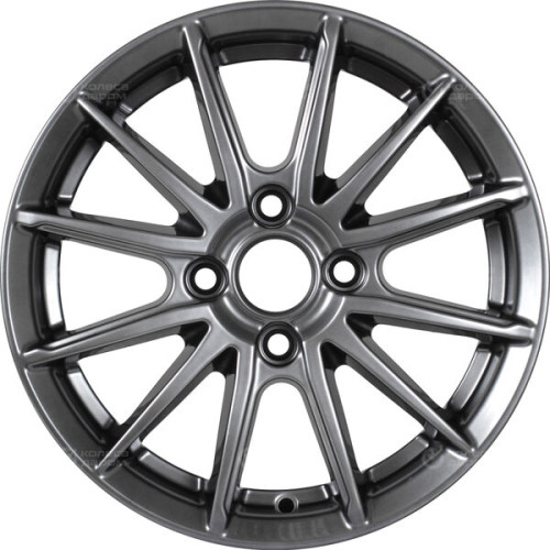 Колесный диск КиК Квант 5.5xR14 4x100 ET40 DIA56.6 темно-серебристый