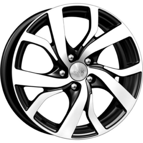 Легковой диск КиК Палермо 6,5x16 5x114,3 ET43 67,1 Алмаз черный