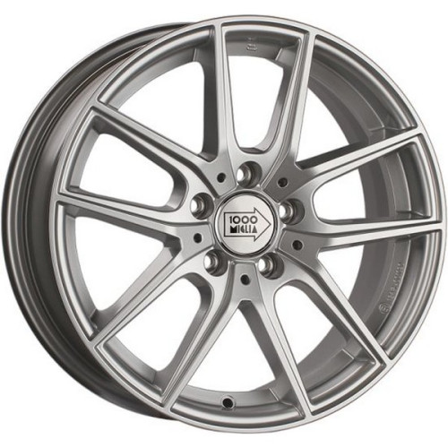Легковой диск 1000 Miglia MM041 7,5x17 5x114,3 ET45 67,1 Silver Gloss
