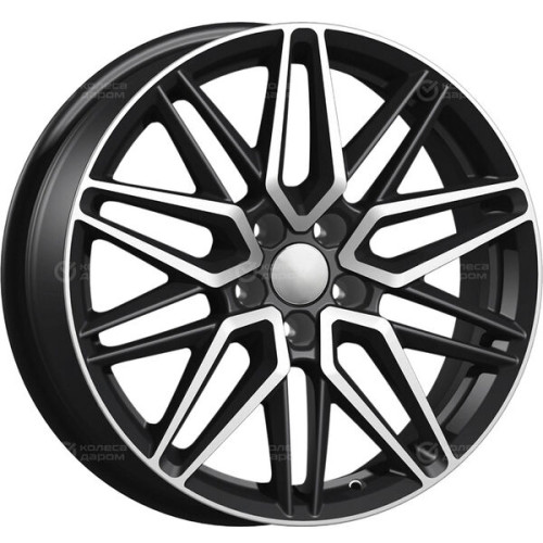 Колесный диск Carwel Вайс 233 7xR18 5x108 ET52 DIA60.1 чёрный глянцевый с полированной лицевой поверхностью