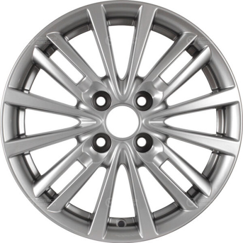 Колесный диск КиК Модена-оригинал 6xR15 4x100 ET46 DIA54.1 насыщенный темно-серебристый цвет