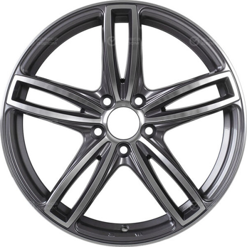 Колесный диск Replay B214 8xR18 5x112 ET30 DIA66.6 насыщенный темно-серый полностью полированный