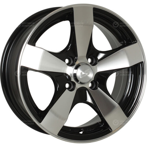 Колесный диск LS LS 205 7xR16 4x100 ET40 DIA73.1 черный полностью полированный