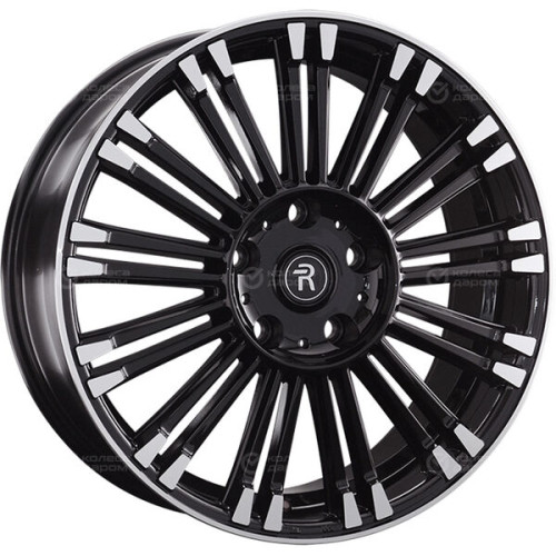 Колесный диск Replay TY374 9.5xR22 5x150 ET45 DIA110.1 черный полностью полированный