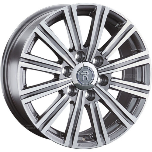 Колесный диск Replay MI148 7.5xR17 6x139.7 ET38 DIA67.1 насыщенный темно-серый полностью полированный