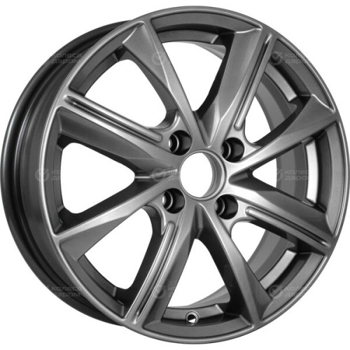 Колесный диск КиК Арнар-оригинал 6xR15 4x100 ET40 DIA60.1 темно-серебристый