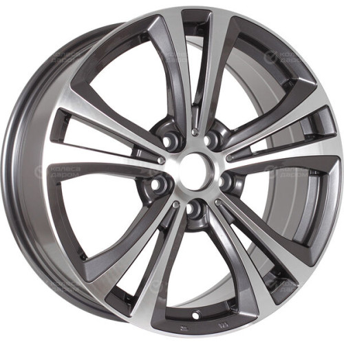 Колесный диск Replay B230 7.5xR18 5x112 ET51 DIA66.6 насыщенный темно-серый полностью полированный