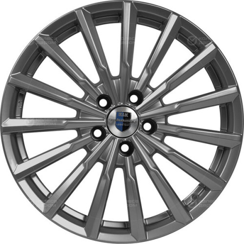 Колесный диск КиК Акцент 7xR17 5x100 ET48 DIA56.1 темно-серебристый