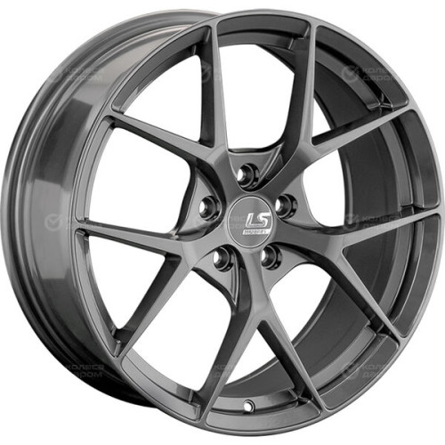 Колесный диск LS FlowForming LS RC66 8xR18 5x108 ET45 DIA63.4 насыщенный темно-серый