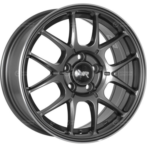 Колесный диск Race Ready CSSD2795 6.5xR15 4x100 ET40 DIA60.1 насыщенный темно-серебристый с полированным ободом