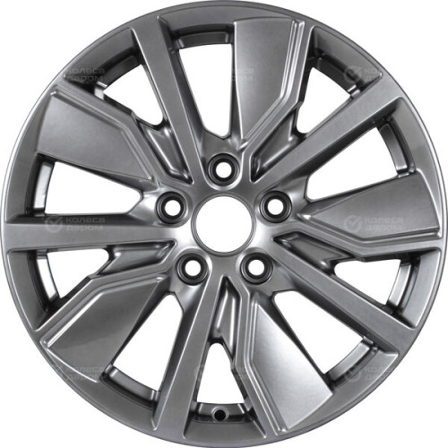 Колесный диск КиК Гамбит 6.5xR16 5x114.3 ET45 DIA66.1 темно-серебристый