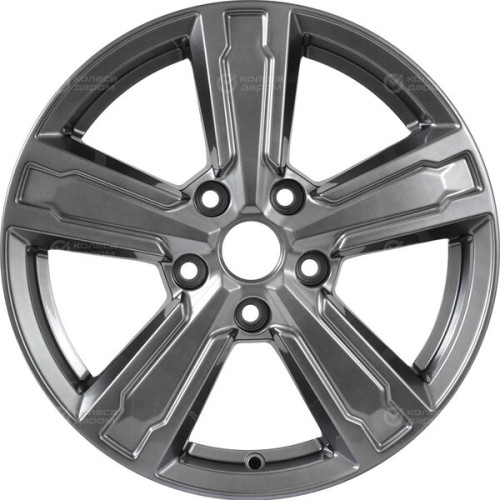 Колесный диск КиК Оклахома 6.5xR16 5x114.3 ET45 DIA60.1 темно-серебристый