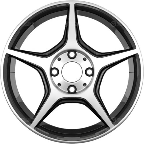 Колесный диск LS 833 6.5xR15 4x98 ET32 DIA58.6 черный полностью полированный