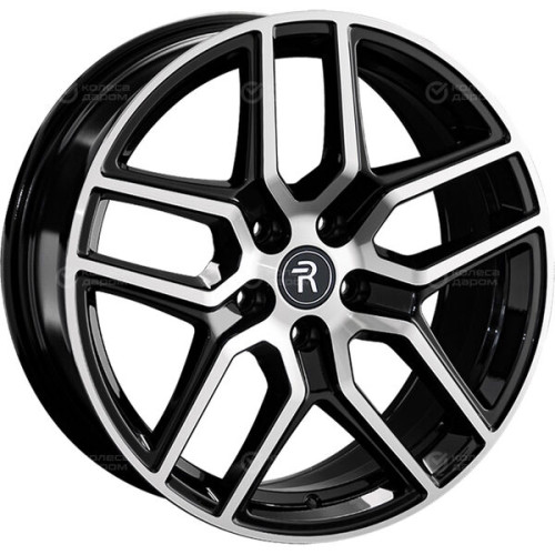 Колесный диск Replay LX134 8xR18 5x114.3 ET30 DIA60.1 черный глянцевый с полированной лицевой частью