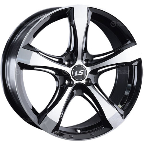 Колесный диск LS LS 1053 8xR18 4x100 ET40 DIA60.1 черный полностью полированный
