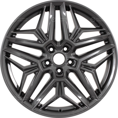 Колесный диск КиК Колумб 7xR19 5x108 ET33 DIA60.1 насыщенный темно-серый полностью полированный