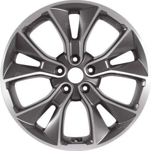 Колесный диск Replay HND344 8xR19 5x114.3 ET51 DIA67.1 темно-серый матовый ,частично полированный